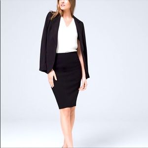 White House Black Market Black Pencil Skirt size 4
